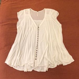 White Free People top